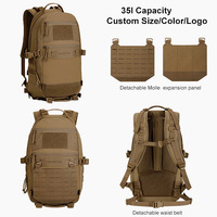 Sac à dos tactique MOLLE MASTTAC MS7503 3 jours, sac de randonnée durable pour le sport de plein air, équipement de chasse imperméable en nylon, sac camouflage
