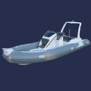 Goboat 5.8M 19Ft RIB580B Bateau semi-<span class=keywords><strong>rigide</strong></span> gonflable de luxe en Hypalon, stable, <span class=keywords><strong>pour</strong></span> la pêche, les sports nautiques et les loisirs, remorque incluse - Product Image 1