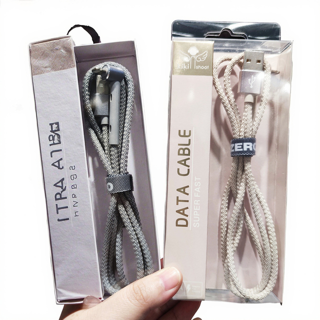 SD-171 Braided Nylon Micro USB Charging Cable 2.1A Fast Charger Cord for Android Phones Cameras and Power Banks