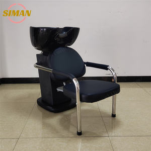 Siman Fabricante Backwash Champú Silla Cama Peluquería Muebles con Gabinetes Taburete para Barbería - Product Image 1