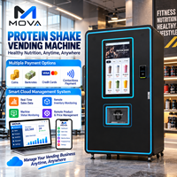 Distributeur automatique de boissons protéinées en poudre avec écran tactile et porte automatique, distributeur de compléments alimentaires, vente en gros OEM ODM