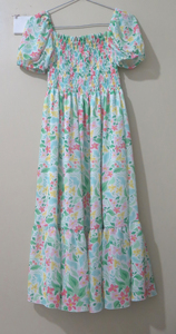 Vestido Floral para Niña Pequeña, con Bordado de 'I Love Mommy', Manga Corta, con Volantes, Vestido Casual de Verano - Product Image 5