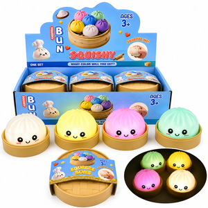 Juguete Blandito de Dumpling con Purpurina que Brilla en la Oscuridad, con Caja Vaporera, de Ascenso Lento, Juguetes para Apretar al por Mayor - Product Image 3
