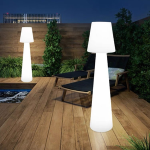 Lampe solaire semi-mushroom pour sol, lampe de sol LED, Lamparas De Pie grande taille pour pelouse et camping, pour l'aménagement paysager et l'ambiance de camping - Product Image 3