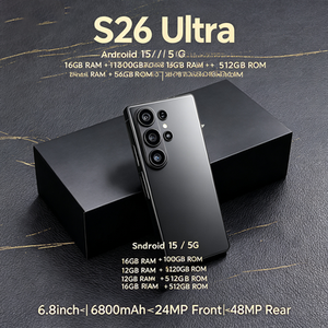 S26ใหม่ของแท้อัลตร้า5G สมาร์ทโฟน16GB + 1TB เก็บข้อมูล7.3นิ้ว HD 120Hz หน้าจอ Android 15 decacore CPU 100W ชาร์จเร็ว CDMA - Product Image 1