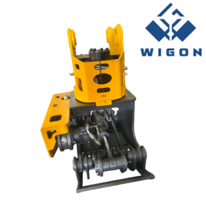 WIGON New Arrival Excavator <b>Hydraulic</b> Grab Saw Tree <b>Cutter</b> Log Cutting Grapple Diameter 400mm - Product Image 3