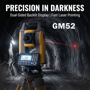 เครื่องวัดมุมแบบไร้ปริซึม ยี่ห้อญี่ปุ่น GM52 ราคาดีที่สุด เครื่องมือวัดแบบ Total Station - Product Image 5