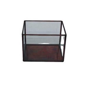 High Quality Brass and Glass Votive Lantern with Antique Finish Tea Light <b>Candle</b> Holder for Home Decoration - Product Image 4