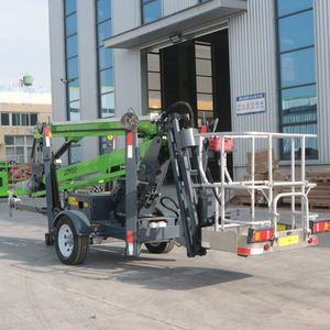 Remorque d'ascenseur remorquable automotrice montée 10m 12m 14m 16m 18m nacelle élévatrice de cerisier hydraulique nouvelles ventes d'occasion - Product Image 5