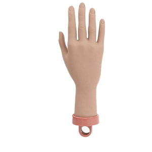 Main d'entraînement flexible pour la pratique des ongles, présentoir de doigts pour la formation en manucure DIY et le nail art - Product Image 3