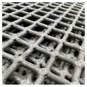 Maille de fil métallique soudée personnalisée, galvanisée/acier inoxydable, acier à faible teneur en carbone, maille à bordure en crochet pour l'exploitation minière, le barbecue, la construction en extérieur - Product Image 1