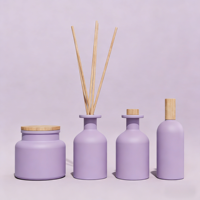 Diffuseur de parfum artisanal de luxe à base de cire de soja, en verre, 200ml/100ml, pour Diwali et Noël