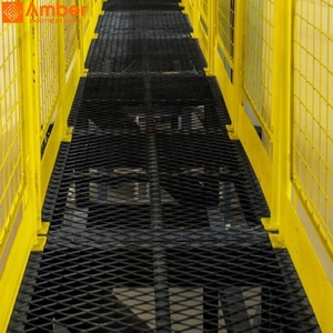 Malla Metálica Expandida de Acero Inoxidable 304L, Lámina Aplanada para Sistema de Pasarelas en Almacenes y Caminos de Acceso de Mantenimiento - Product Image 1