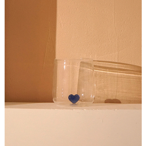 Tasse en verre de haute qualité avec coeur d'amour 3D mignon créatif tasses en verre transparent tasse à café et à eau mike - Product Image 6