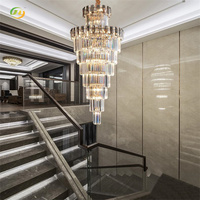 JYLIGHTING cristal doré brillant luxe élégant design haut de gamme lustre en cristal LED lampe en cristal intérieur