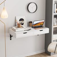 Escritorio blanco moderno para ordenador de oficina, mesa de estudio, dos cajones, hogar y oficina, mesa personalizada para ordenador portátil, muebles escolares