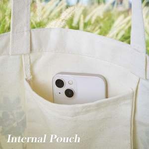 Promoción MULUN: Bolsa de Compras de Lona de Algodón Ecológica, Personalizada, Simple, Natural, Resistente, con Logotipo Impreso y Patrón de Letras, Doble - Product Image 2