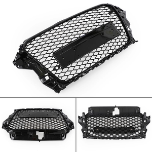 Parrilla de nido de abeja negra brillante para coche <span class=keywords><strong>A3</strong></span> S3, rejilla de malla para parachoques delantero estilo RS3 para <span class=keywords><strong>Audi</strong></span> <span class=keywords><strong>A3</strong></span> 8V S3 2013 2014 2015 2016 - Product Image 6