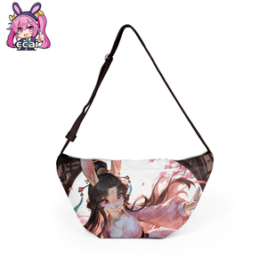 Sac bandoulière personnalisé en forme de dumpling anime <span class=keywords><strong>pour</strong></span> femme, avec sangle réglable, idéal <span class=keywords><strong>pour</strong></span> le quotidien et <span class=keywords><strong>la</strong></span> Comic Con - Product Image 1