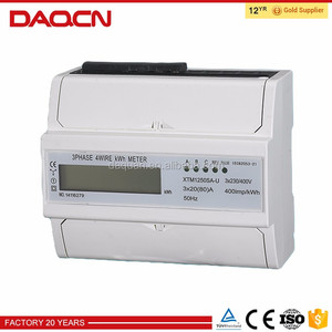 Tiết kiệm không gian Din Rail kWh Meter dễ đọc LCD cho bảng điều khiển tích hợp - Product Image 4