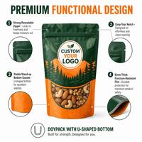 Bolsa Doypack Personalizada con Cierre Hermético y Forro de Lámina VMPET de 100g, a Prueba de Olores, para Patatas Fritas y Frutos Secos