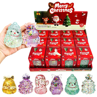Jouets Squishy de Noël en stock aux États-Unis : Arbre de Noël, Gant, Renne, Bonhomme de neige – 6 modèles de formes de Noël – Lots de jouets Squishy