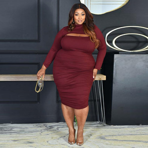 Set di Abiti a Due Pezzi di Alta Qualità, Vestito <span class=keywords><strong>Taglie</strong></span> Forti, <span class=keywords><strong>Abbigliamento</strong></span> Femminile Elegante, Sexy e Alla Moda - Product Image 4