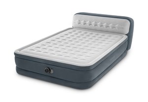 64448 ULTRA PLUSH Headboard Air <b>Mattress</b> with Build-in Pump Airbed <b>Foldable</b> Sleep Camping Inflatable Air <b>Mattresses</b> - Product Image 2