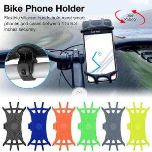 510-1 BPH002 Waterproof Bike Phone Stand ABS Universal Adjustable Motorcycle Handlebar Mount <b>Desk</b> Mobile Phone Holder - Product Image 3