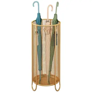 Легкая Роскошная Кованая подставка для зонтов, посадка в гостиницу, коммерческая подставка для зонтов для бочонка