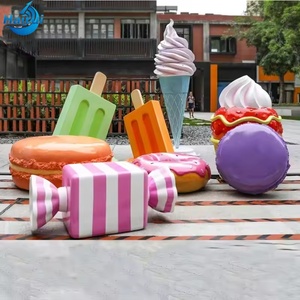 Barra de Caramelo Navideña de Fibra de Vidrio de Gran Tamaño, Estilo Pop Art, Personalizada, para Decoración de Tiendas de Dulces - Product Image 4