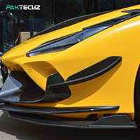 Kit carrosserie en fibre de carbone sèche préimprégnée Paktechz, séparateur d'angle avant pour Ferrari F8 Tributo Spider
