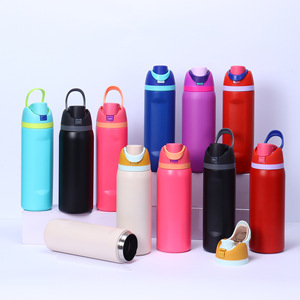 Stainless Steel Water Bottle 24oz 304 Insulated Portable Cup For Outdoor Travel Sports Office Use - Product Image 1