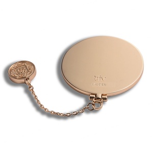 In Stock Metal Promotional Gift Single Side Round Unique Fashion Decorative Hanging Makeup <b>Mirror</b> - Product Image 3
