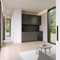 Cabines modulaires préfabriquées et démontables JHCE pour maisons, bureaux, hôtels et appartements en extérieur, dans les usines