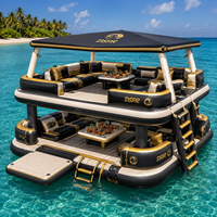 Plateforme flottante gonflable de qualité marine pour l'eau de mer, loisirs familiaux en plein air, usage quotidien