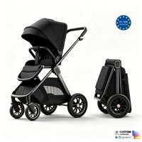 Poussette Bébé 3 en 1 Homologuée EN 1888 pour Voyages en Europe, Modèle High Landscape, Coches Para Bebes
