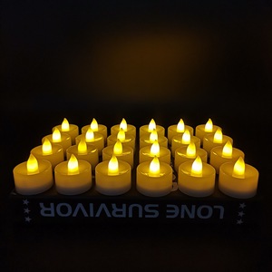 Vente en gros Bougie Led de Noël à piles Mini bougies électriques réalistes en plastique brillant sans flamme Chauffe-plat LED - Product Image 4