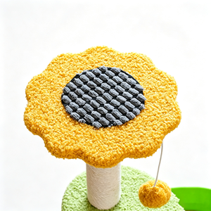 Arbre à chat avec structure d'escalade, petit nid pour chat, plateforme de saut intégrée, griffoir et jouets pour chat - Vente en gros pour l'exportation - Product Image 6
