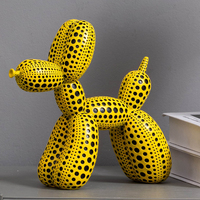 Cadeaux créatifs pour le bureau Figurine d'animal en résine décorative Statue de chien en résine pour la décoration de la maison
