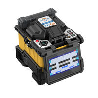 Soudeuse par fusion à alignement de cœur à six moteurs FFS66, machine de soudage automatique de fibres optiques pour câbles FTTH et FTTx