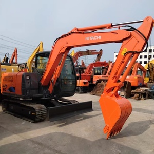 Mini-pelleuse Hitachi ZX70 d'occasion ZX70-5A, engin de construction d'origine japonaise, ZX55 ZX60, pelleuse à tranchées, prix abordable - Product Image 5