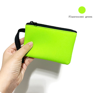 Monedero de Neopreno Personalizado con Logotipo, Mini, Portátil, para Viajes al Aire Libre, Impermeable, Resistente al Desgaste, con Cierre, para Mujer, para Guardar Monedas <span class=keywords><strong>y</strong></span> Llaves - Product Image 3