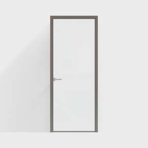 Cadre <span class=keywords><strong>intérieur</strong></span> <span class=keywords><strong>en</strong></span> aluminium Porte <span class=keywords><strong>en</strong></span> <span class=keywords><strong>verre</strong></span> double trempé, design pivotant pour cloisons de pièce modernes - Product Image 6
