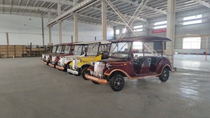 Luxury <b>Cheap</b> Golf Cart Electric Tourist Sightseeing Buggy Electric Classic Car Vintage Vehicle for Resort Hotel - Product Image 5