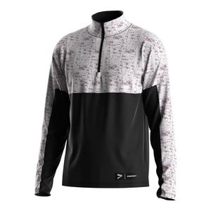 Jersey Floral Duradero para Hombre con Cuello Alto 1/4 para Entrenamiento y Uso Diario, Tejido Refrigerante - Product Image 1