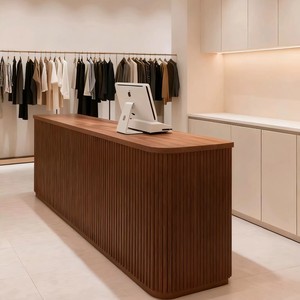Mostrador de Recepción para Tienda de Ropa de Lujo, Clínica de Belleza, Salón de SPA, <span class=keywords><strong>Consultorio</strong></span> Dental y Recepción Médica - Product Image 3