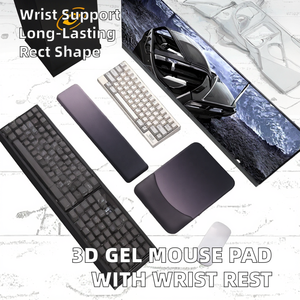 3D không thấm nước chống trượt silica gel chuột Pad với phần còn lại cổ tay cho văn phòng chơi game sử dụng nhà làm bằng silicon - Product Image 3