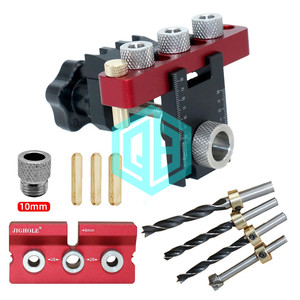 Dụng cụ định vị lỗ khoan bằng gỗ 3 trong 1 dụng cụ định vị lỗ khoan bằng hợp kim thông dụng bộ dụng cụ định vị lỗ khoan bằng gỗ có thể điều chỉnh - Product Image 5