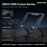 Nuevo Soporte Ajustable para Laptop y Tablet, Plegable, Portátil, Ergonómico, con Enfriamiento, Ajuste de Altura y Ángulo Gradual, OEM/ODM